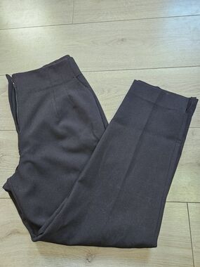 MELANIE LYNE Juliette Brown High Waisted Ankle Dress Pants Trousers Size 10🔥